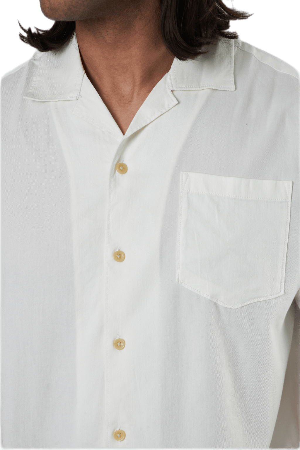 Alec Shirt Ss White - Bild 4