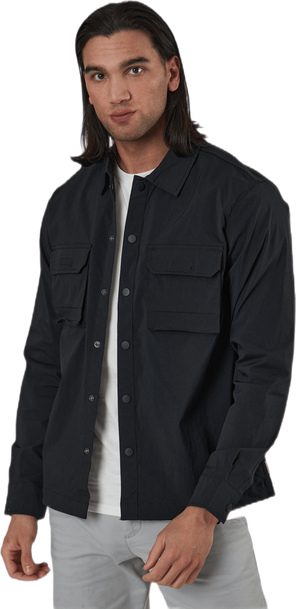 Gordon Tripple Shirt Ls Black - Bild 2