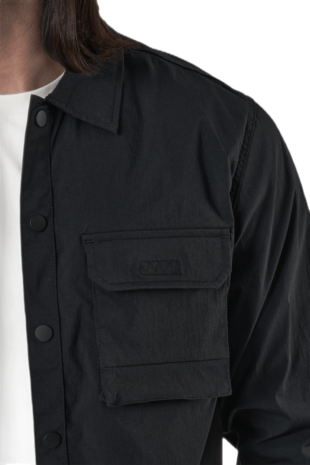 Gordon Tripple Shirt Ls Black - Bild 4