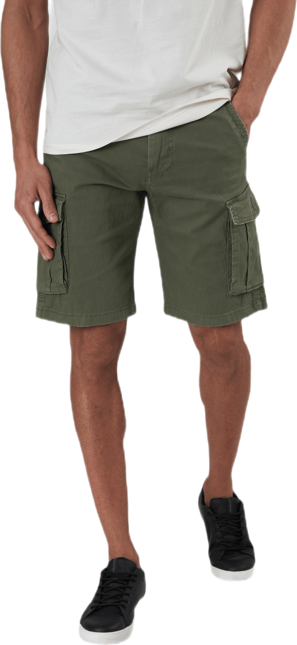 Zack Cargo Shorts Ama Solid Black, Male, Kläder, Shorts, Svart, S