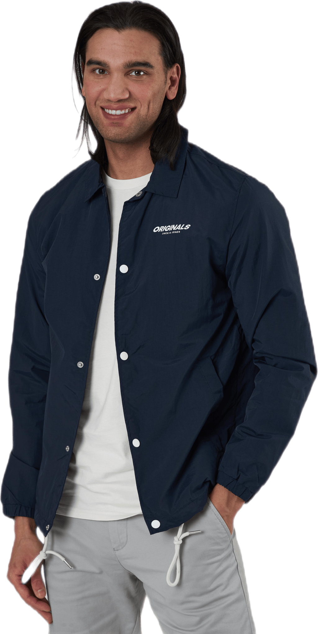 Tim Coach Ket Ltn Blue, Male, Apparels, jackets, Blue, XL