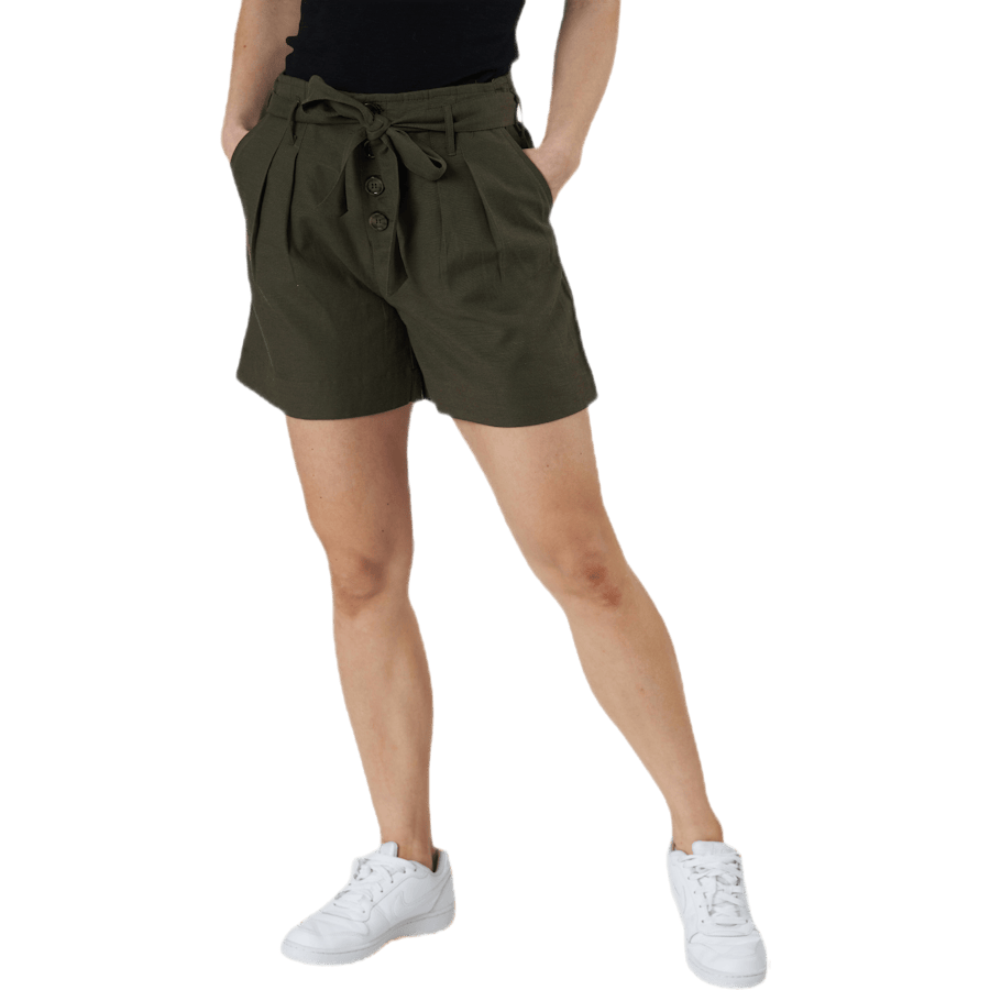 Viva Life Hw Belt Shorts Pnt Green