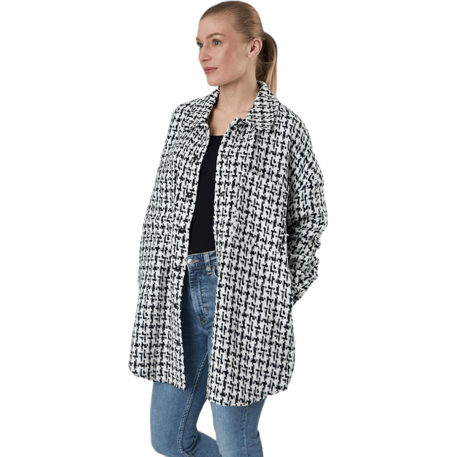 Sally Boucle Shacket Cc Otw White - Bild 2