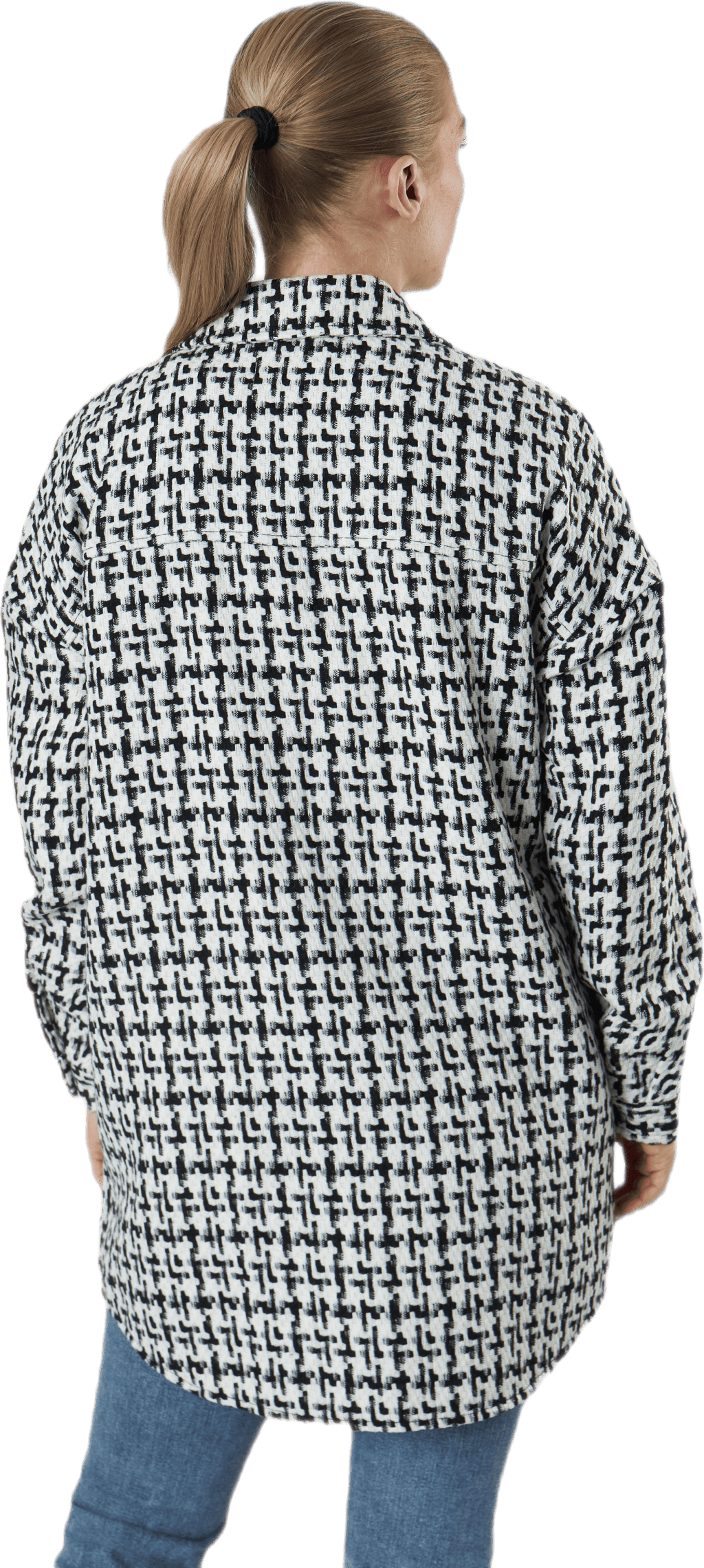 Sally Boucle Shacket Cc Otw White - Bild 3