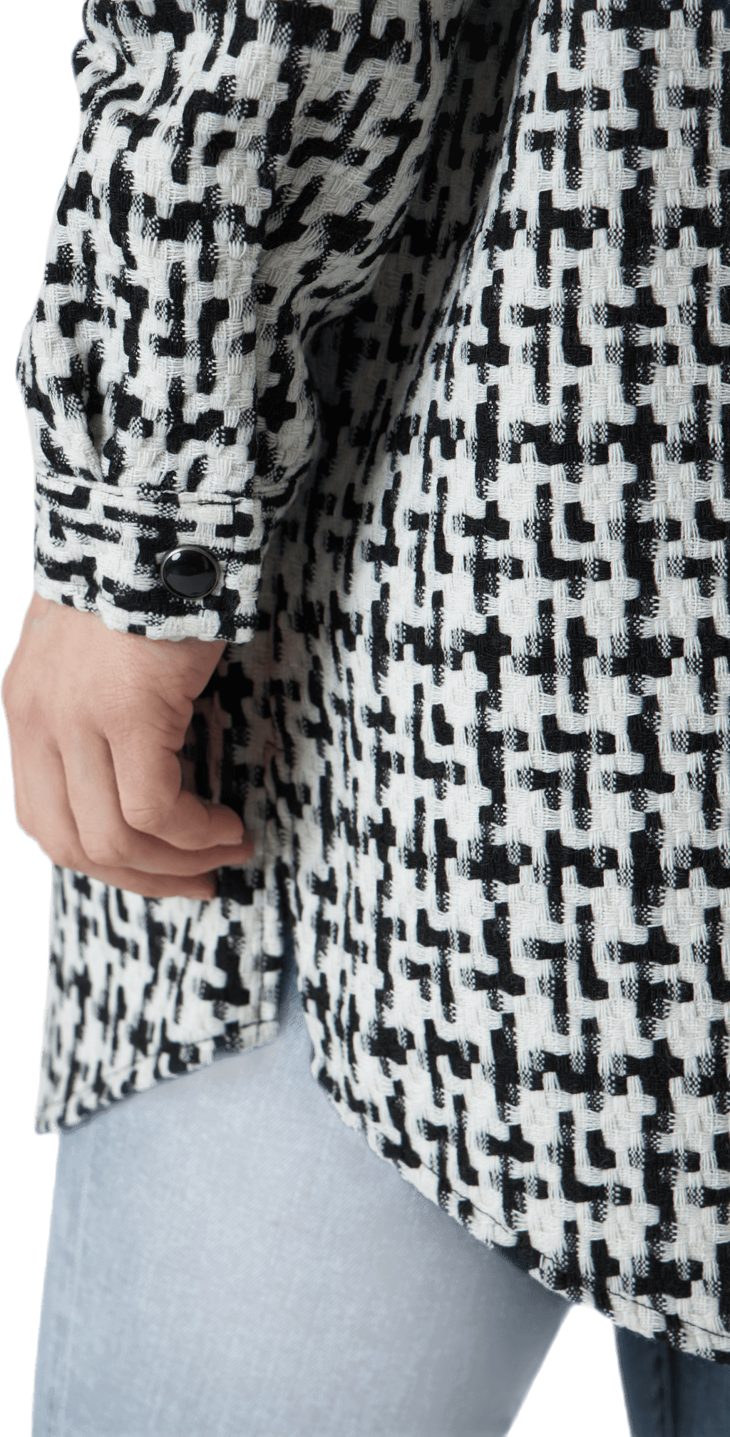 Sally Boucle Shacket Cc Otw White - Bild 5