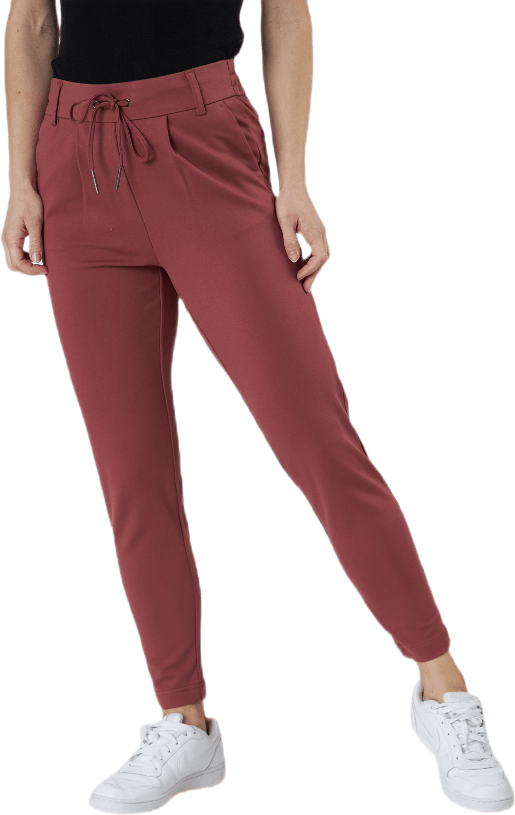 Poptrash Easy Colour Pant Pnt Red, Female, Klær, Bukser, Rød, S/34"