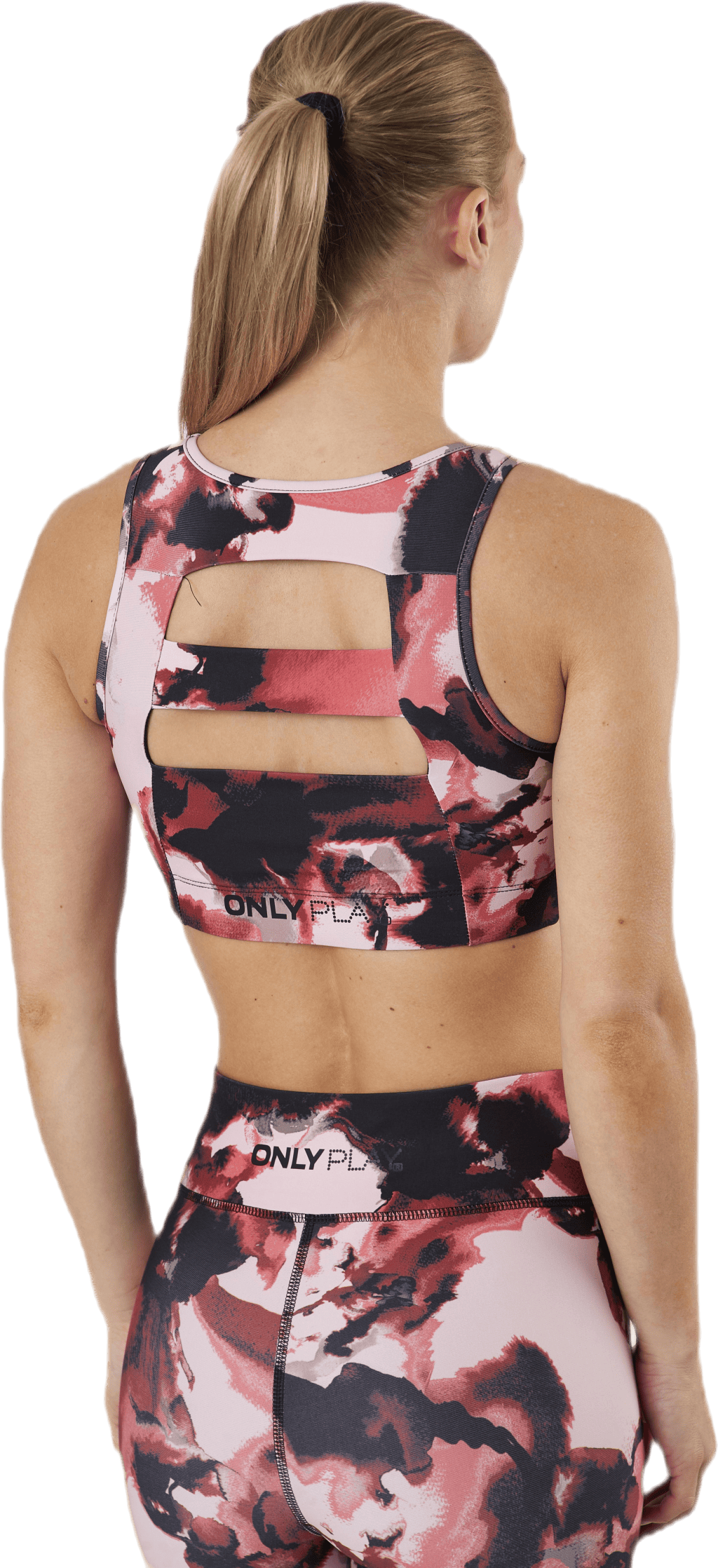 Jabina Life Aop Sports Bra Orange - Bild 3