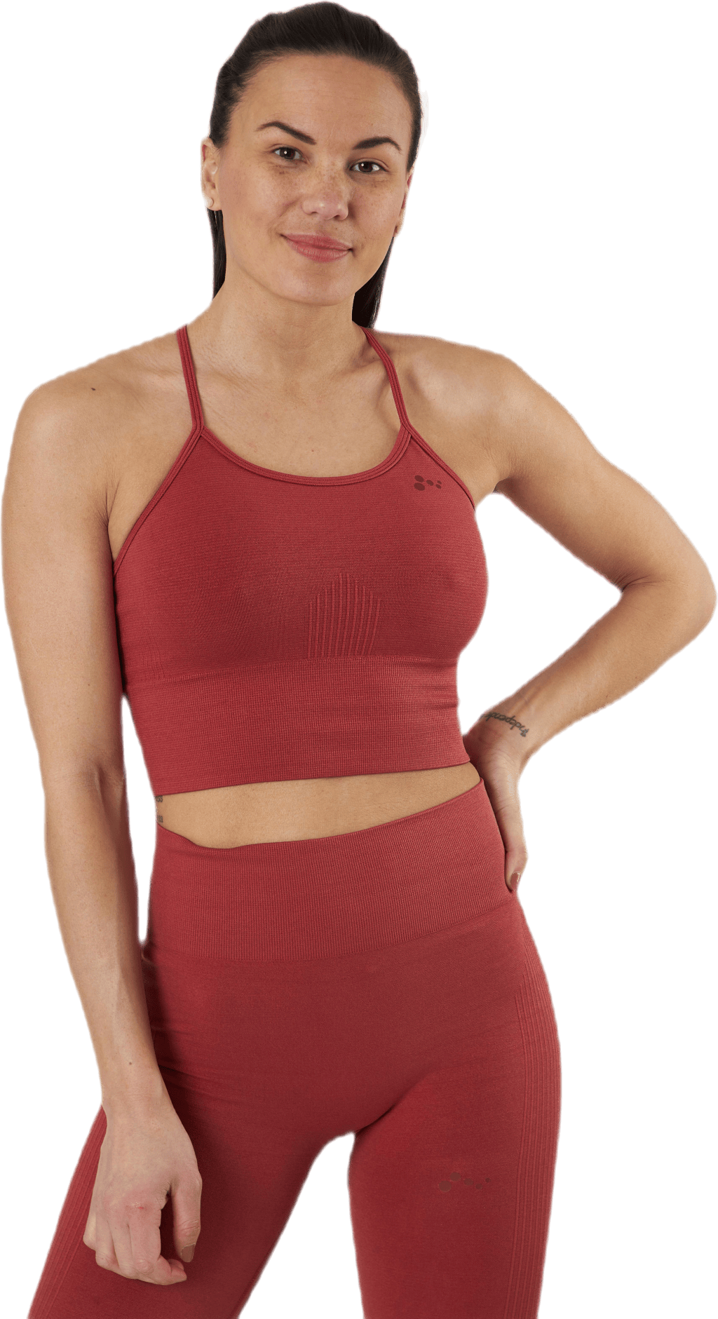 Jari Cir Crop Top Red
