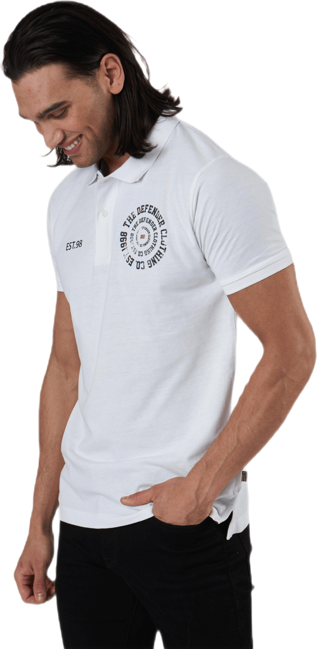Fred Polo White, Male, Kleding, Tops, Wit, XXL