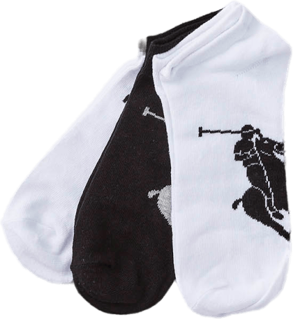 Big Pony Sock 3-Pack White, Unisex, Apparels, Underwear, White, ONESIZE