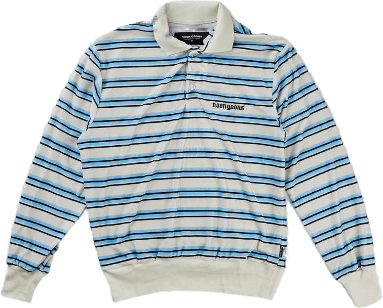 Ventoura Velour Polo Cream Stripe