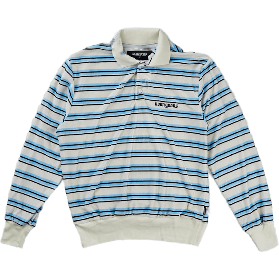 Ventoura Velour Polo Cream Stripe
