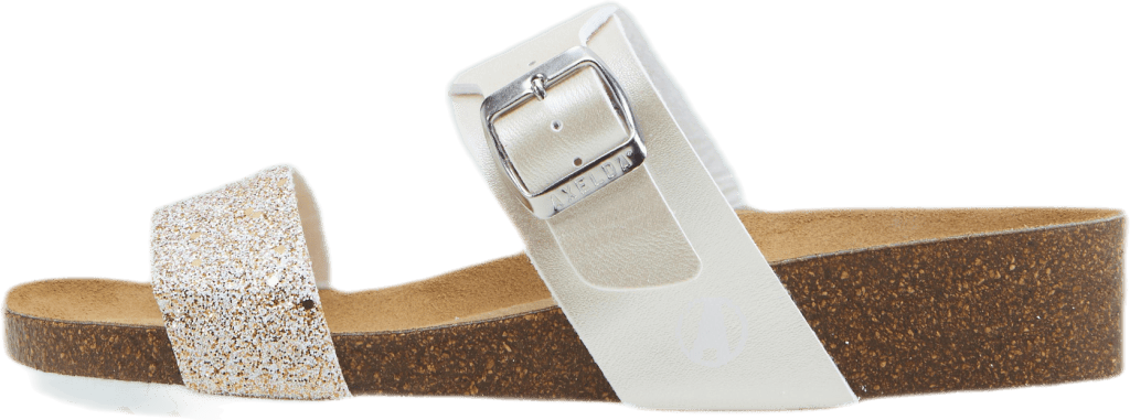 Maggie Met Beige, Female, Shoes, Sandals and Slippers, sandals, White, EU 40