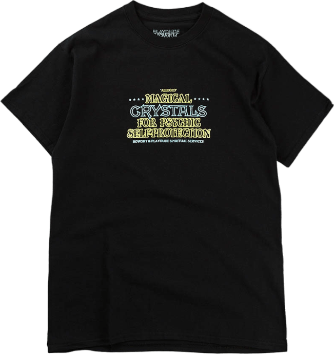 X Bow3ry Crystals Ss Tee Black