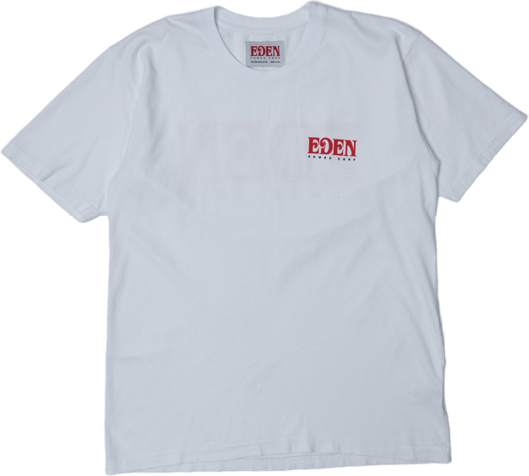 Eden Recycled Short Sleeve White / Red