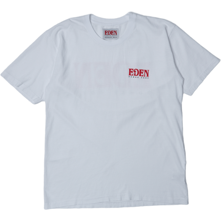 Eden Recycled Short Sleeve White / Red