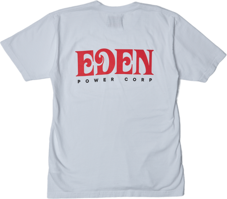 Eden Recycled Short Sleeve White / Red - Bild 2