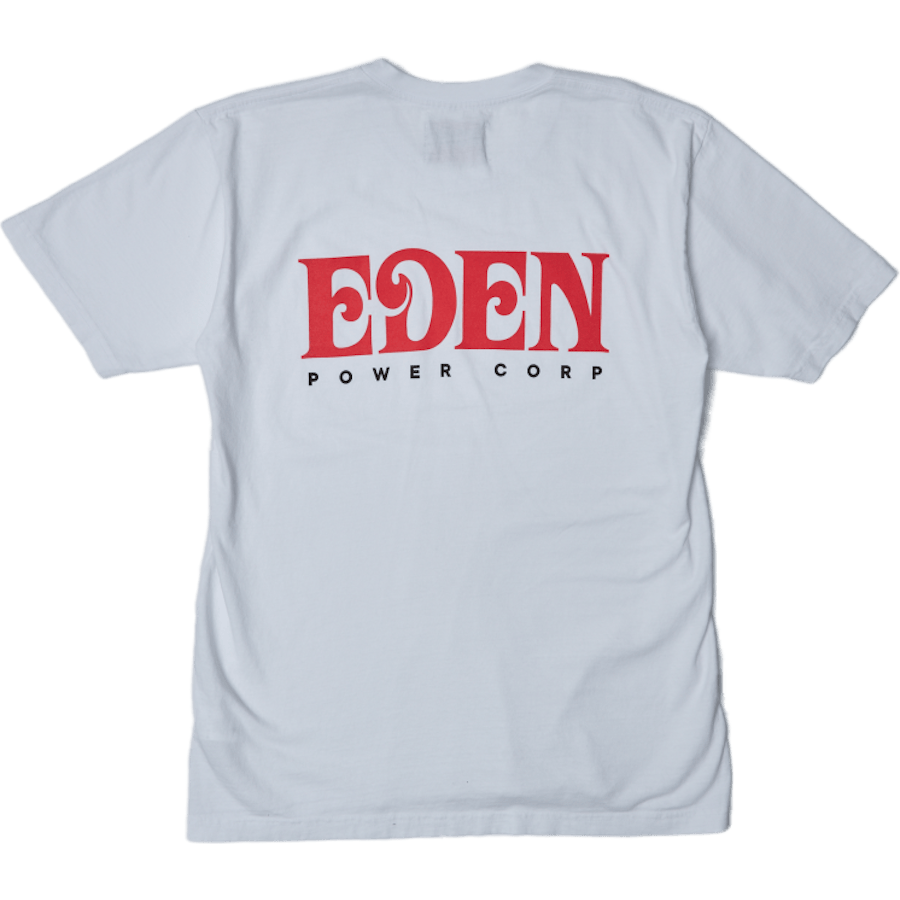Eden Recycled Short Sleeve White / Red - Bild 2