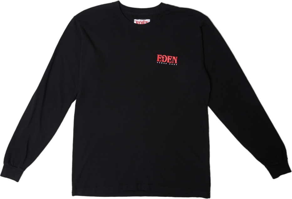 Eden Recycled Longsleeve Black / Red