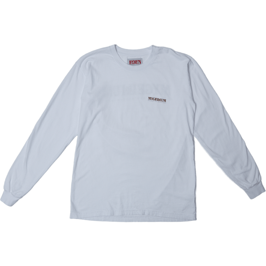 Mycellium Recycled Longsleeve White / Brown