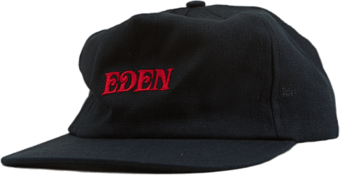 Eden Hemp + Organic Cap Black / Red