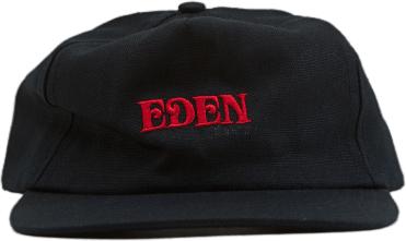 Eden Hemp + Organic Cap Black / Red