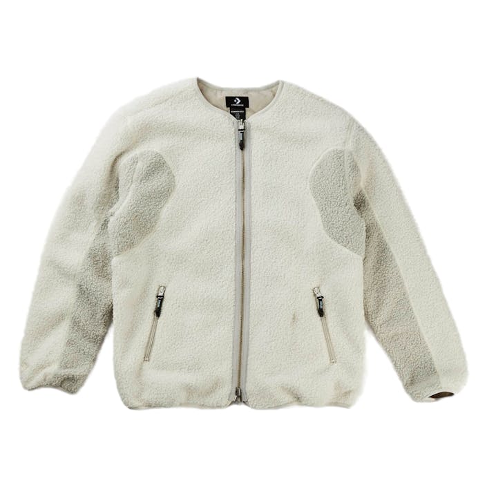 Jam Sherpa Reversible Jacket Egret, Male, Klær, jakker, Hvit, S