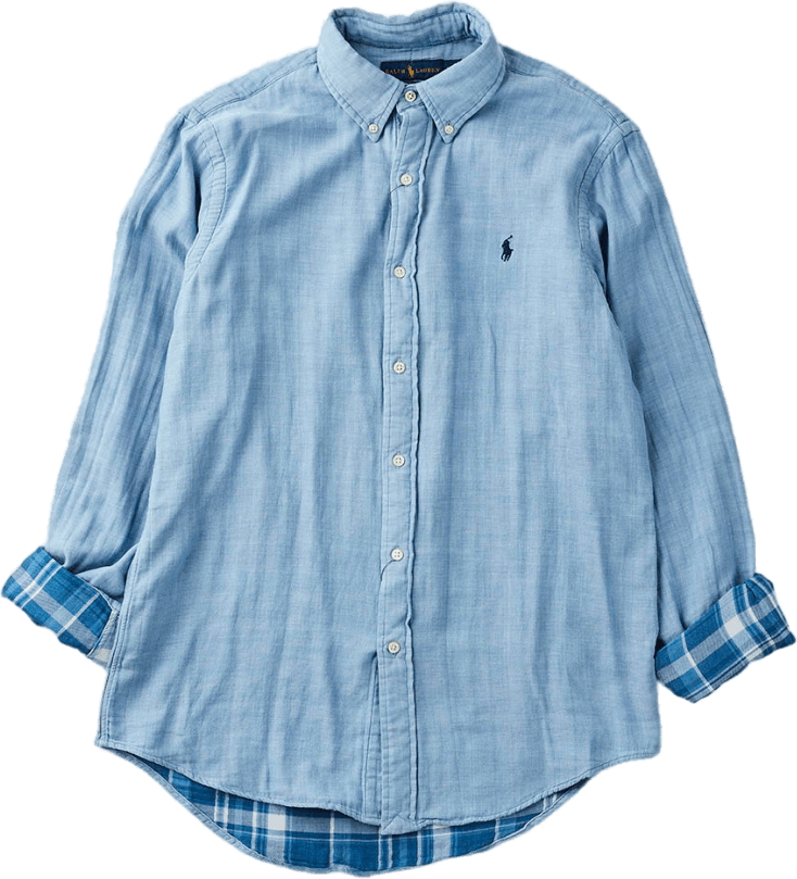 Custom Fit Double-Faced Chambray Shirt