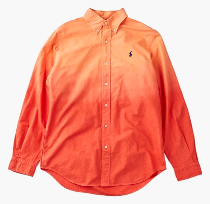 Long Sleeve-Sport Shi Orange