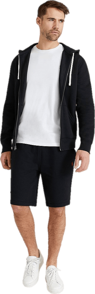 9.5-Inch The RL Fleece Short Polo Black - Bild 3