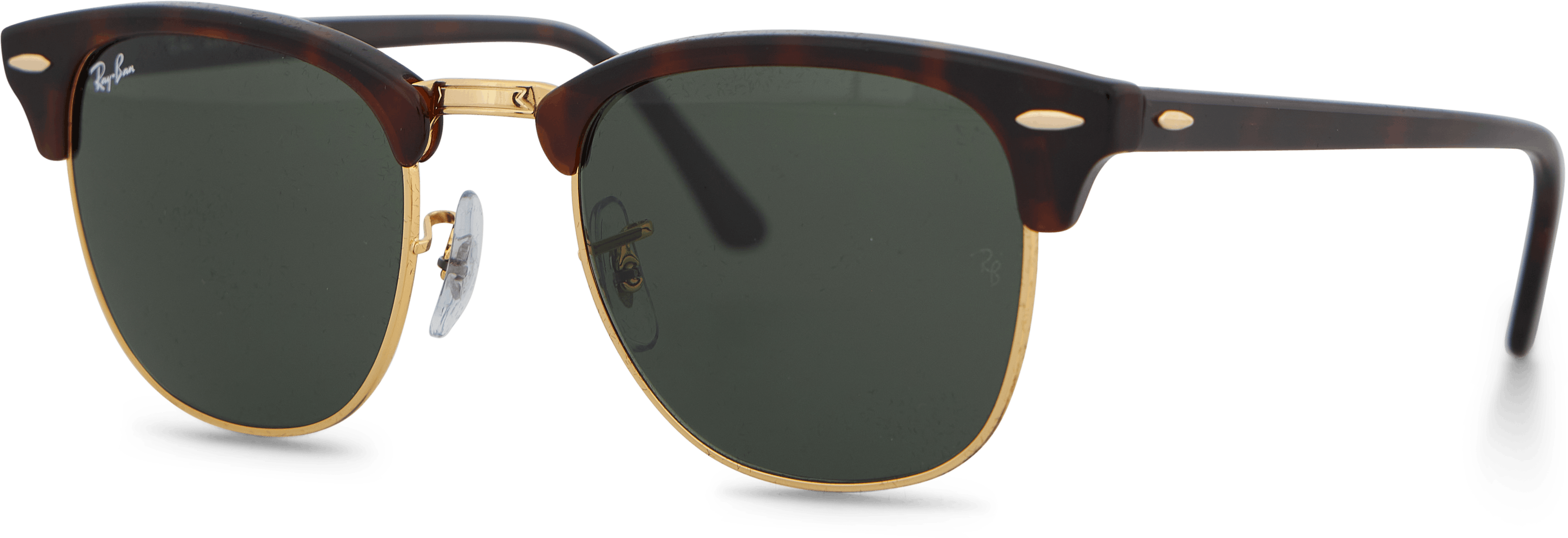 Clubmaster Mock Tortoise On Arista, Unisex, Attrezzature, Occhiali da sole, Nero, ONESIZE