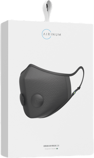 Urban Air Mask 2.0 Onyx Black, Unisex, Utstyr, annet tilbehør, Svart, XS