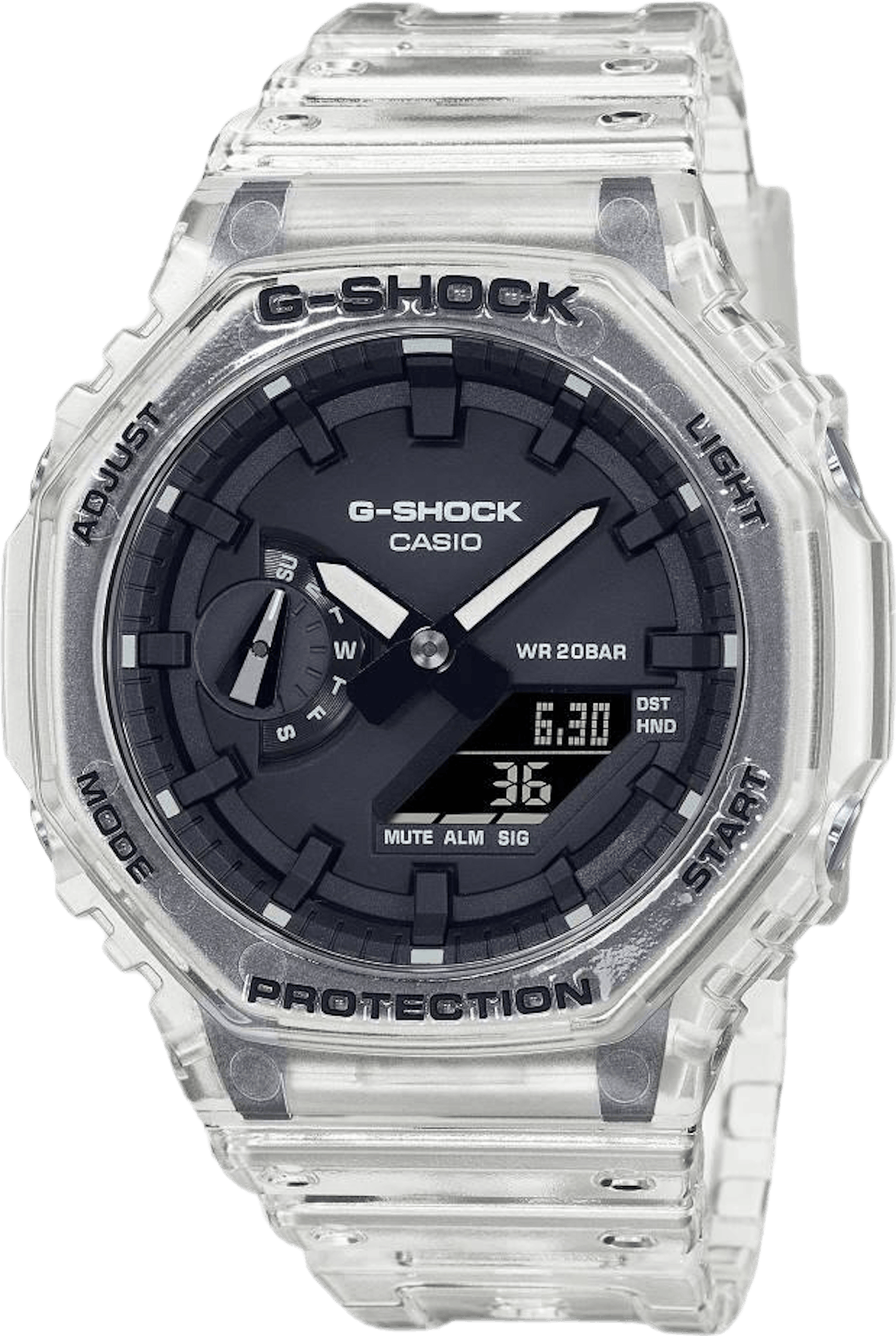 g shock dw5600 transparent