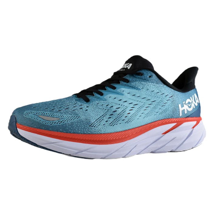 M Clifton 8 Real Teal / Aquarelle, Male, Shoes, Running shoes, Running, Multi color, EU 50 2/3