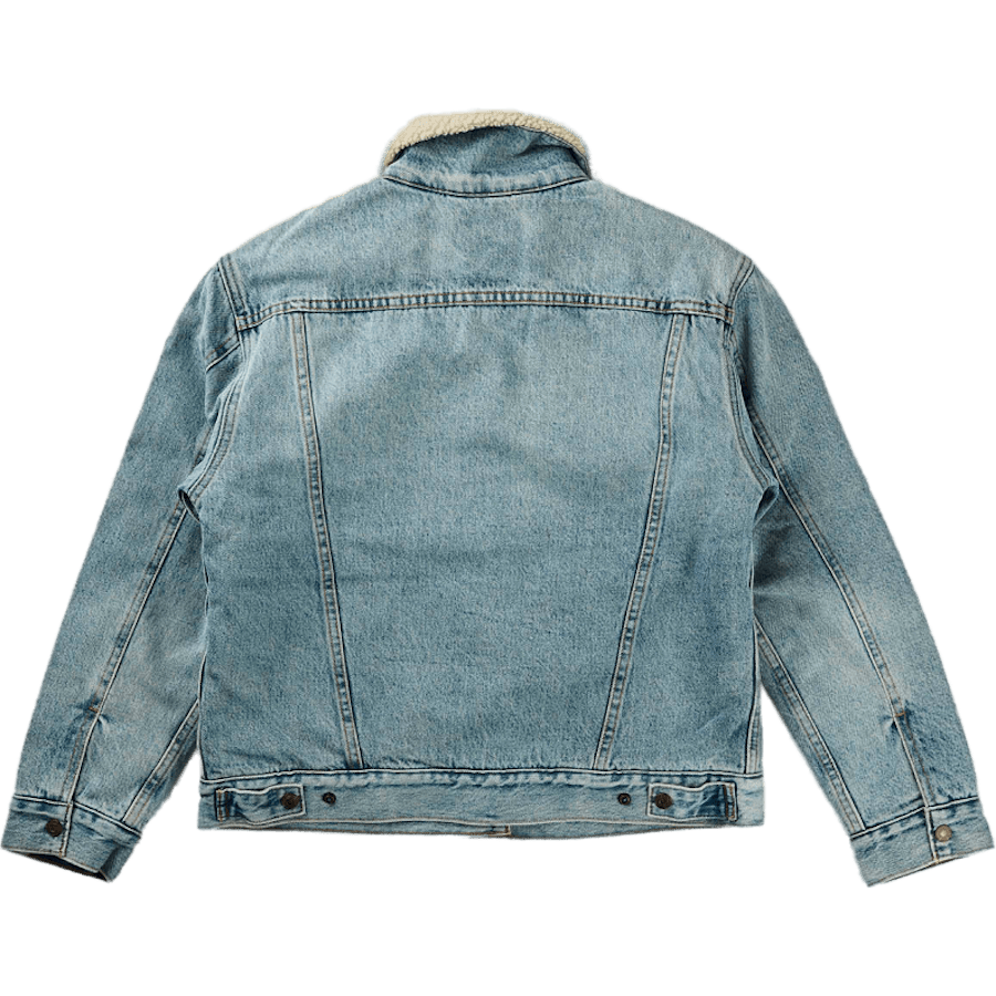 Exbf Sherpa Trucker Strangerwa Light Indigo - Worn In - Bild 4