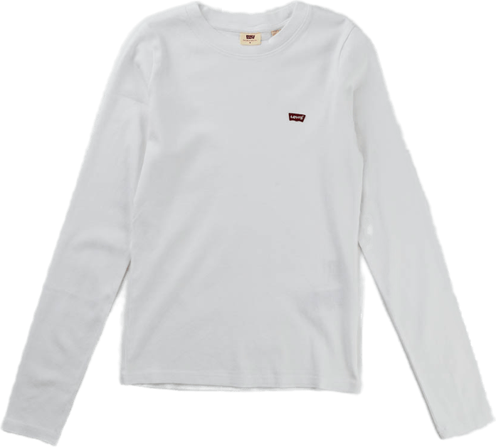 Ls Baby Tee White + Neutrals