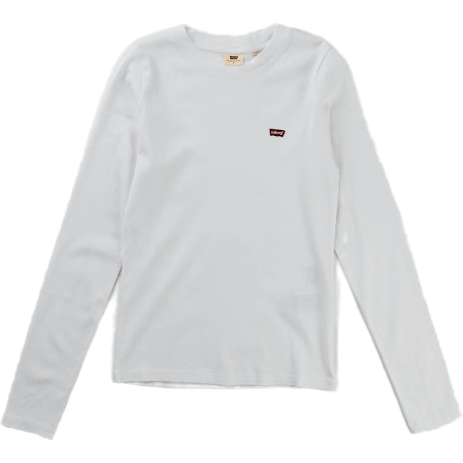 Ls Baby Tee White + Neutrals