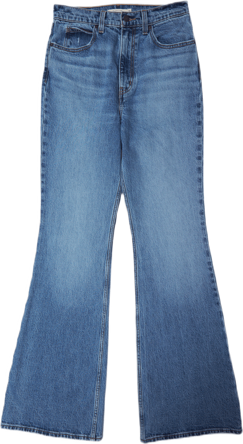 70s High Flare Sonoma Walks Dark Indigo – Worn In