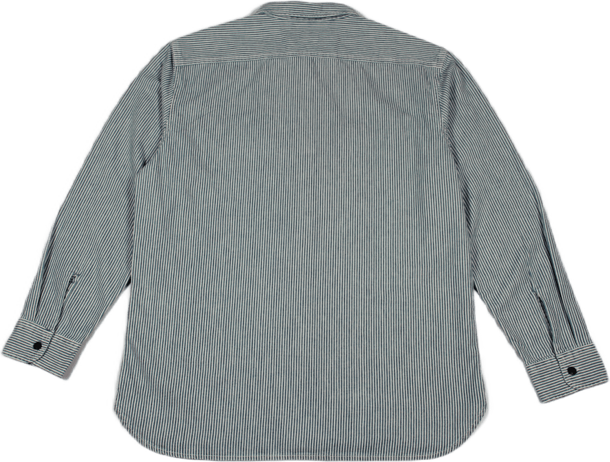 Classic Worker Hickory Stripe Dark Indigo - Flat Finish - Bild 2