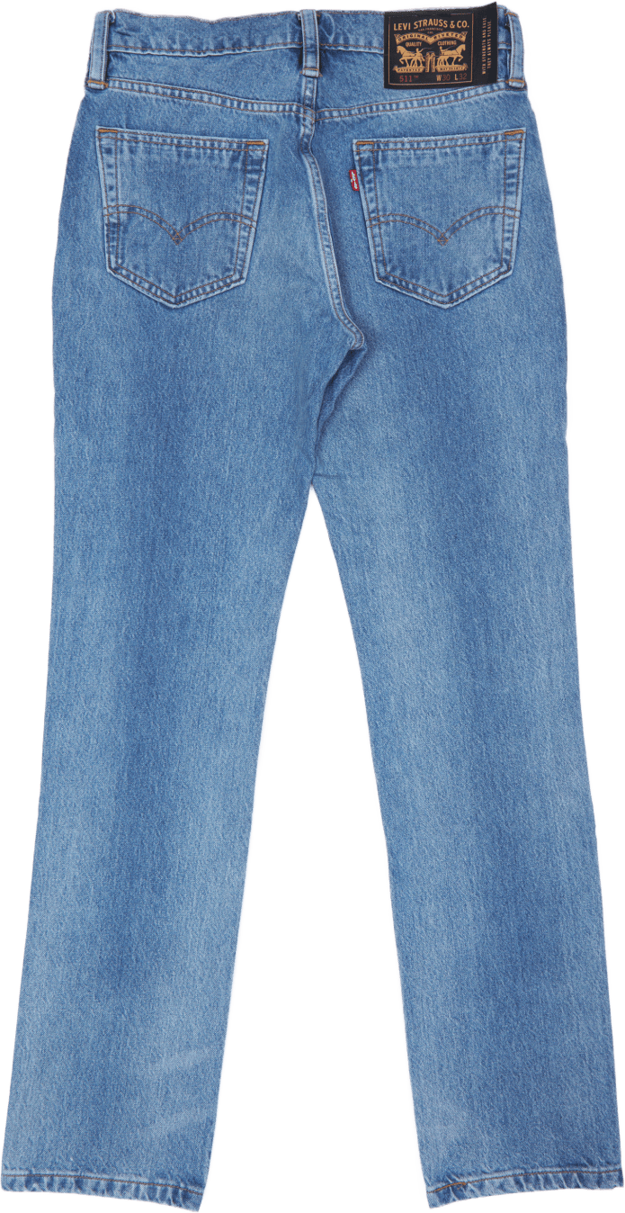 Skate 511 Slim 5 Pocket Skullz Med Indigo - Flat Finish - Bild 3