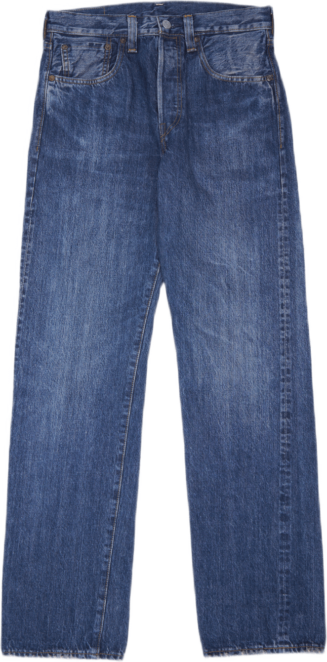 1947 501 Jeans The Runaway Dark Indigo - Worn In, Male, Vaatteet, Bottoms, Sininen, 31/34