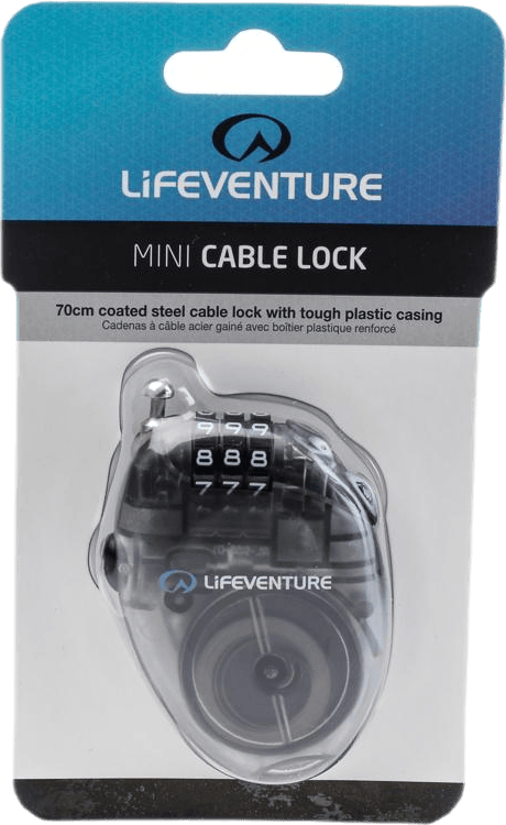 Mini Cable Lock Patterned, Unisex, Equipment, Electronics, Patterned, ONESIZE