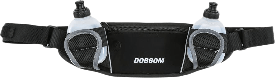 Waistbag 2 Bottles Silver, Unisex, Utstyr, vesker og ryggsekker, Løping, Sølv, ONESIZE