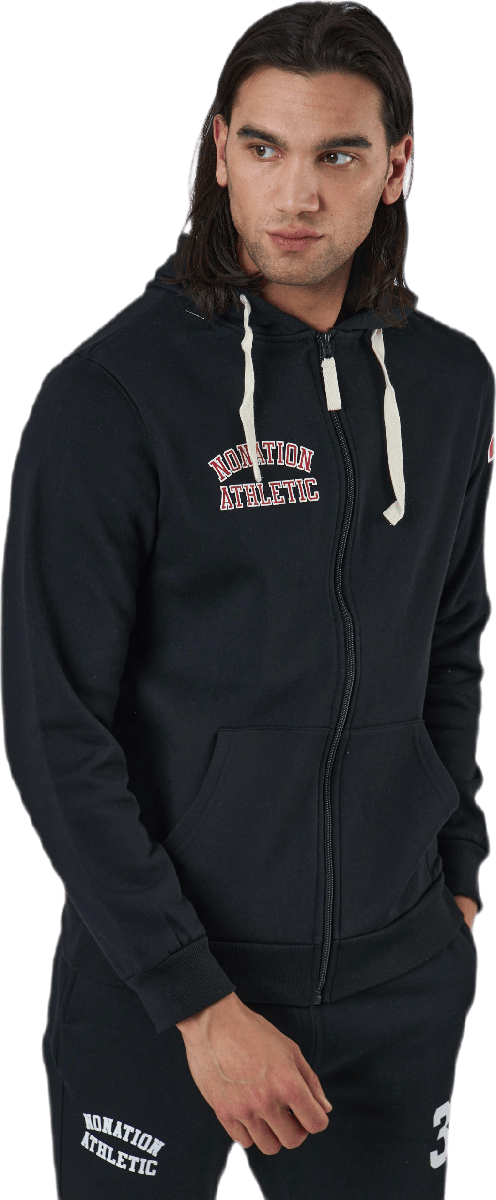 Alpha Full Zip Hood Black - Bild 2