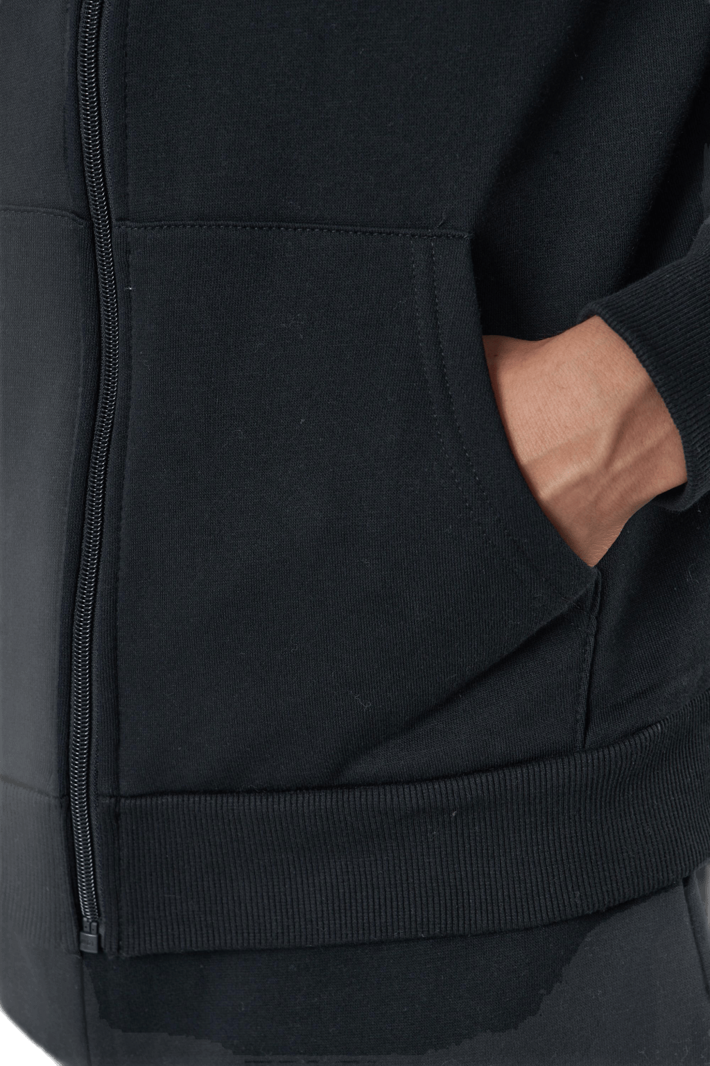 Alpha Full Zip Hood Black - Bild 5