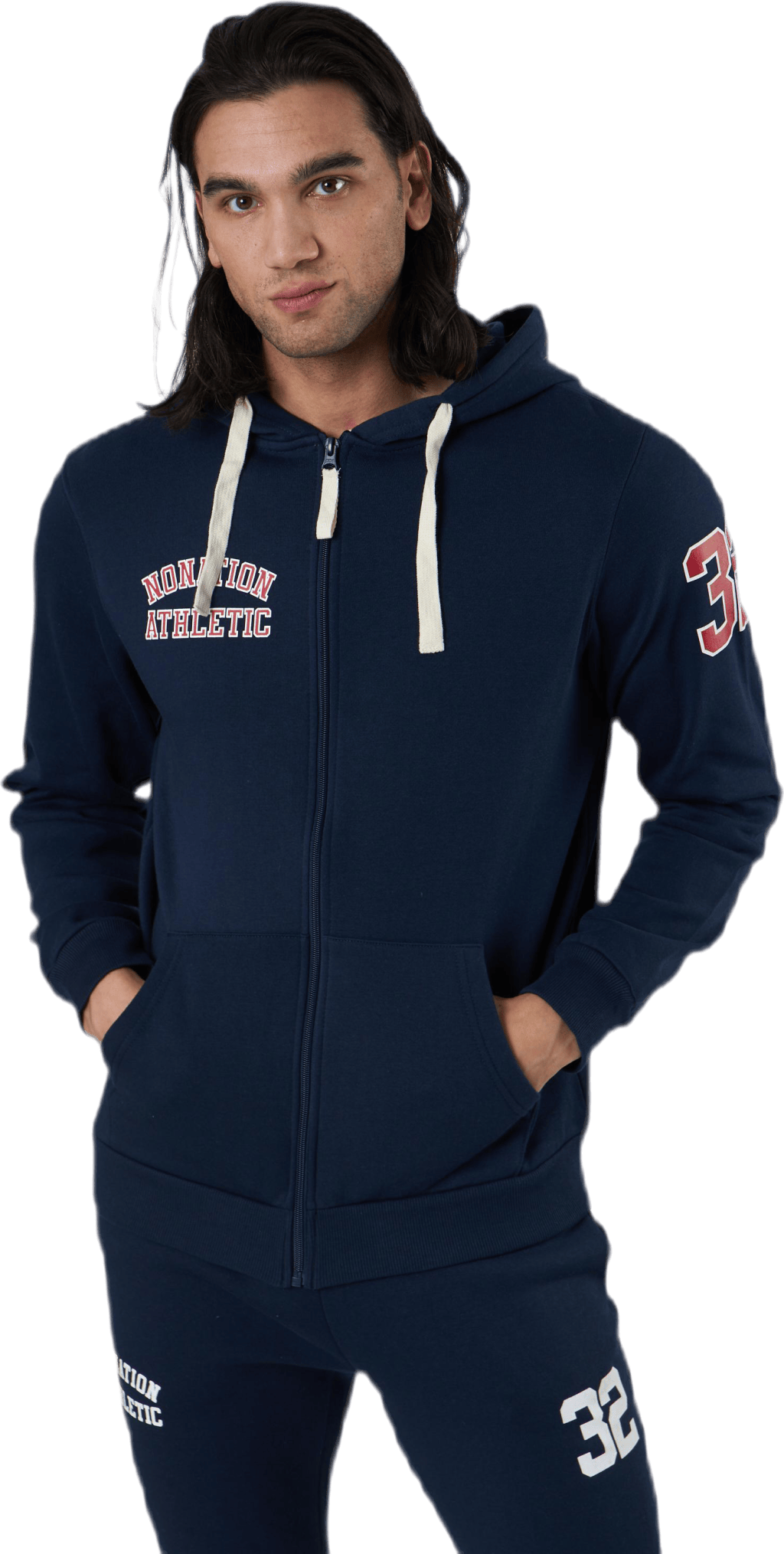 Alpha Full Zip Hood Blue - Bild 2