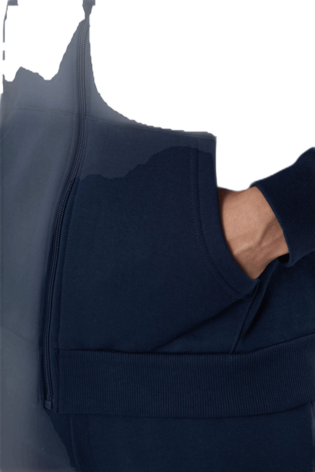 Alpha Full Zip Hood Blue - Bild 6