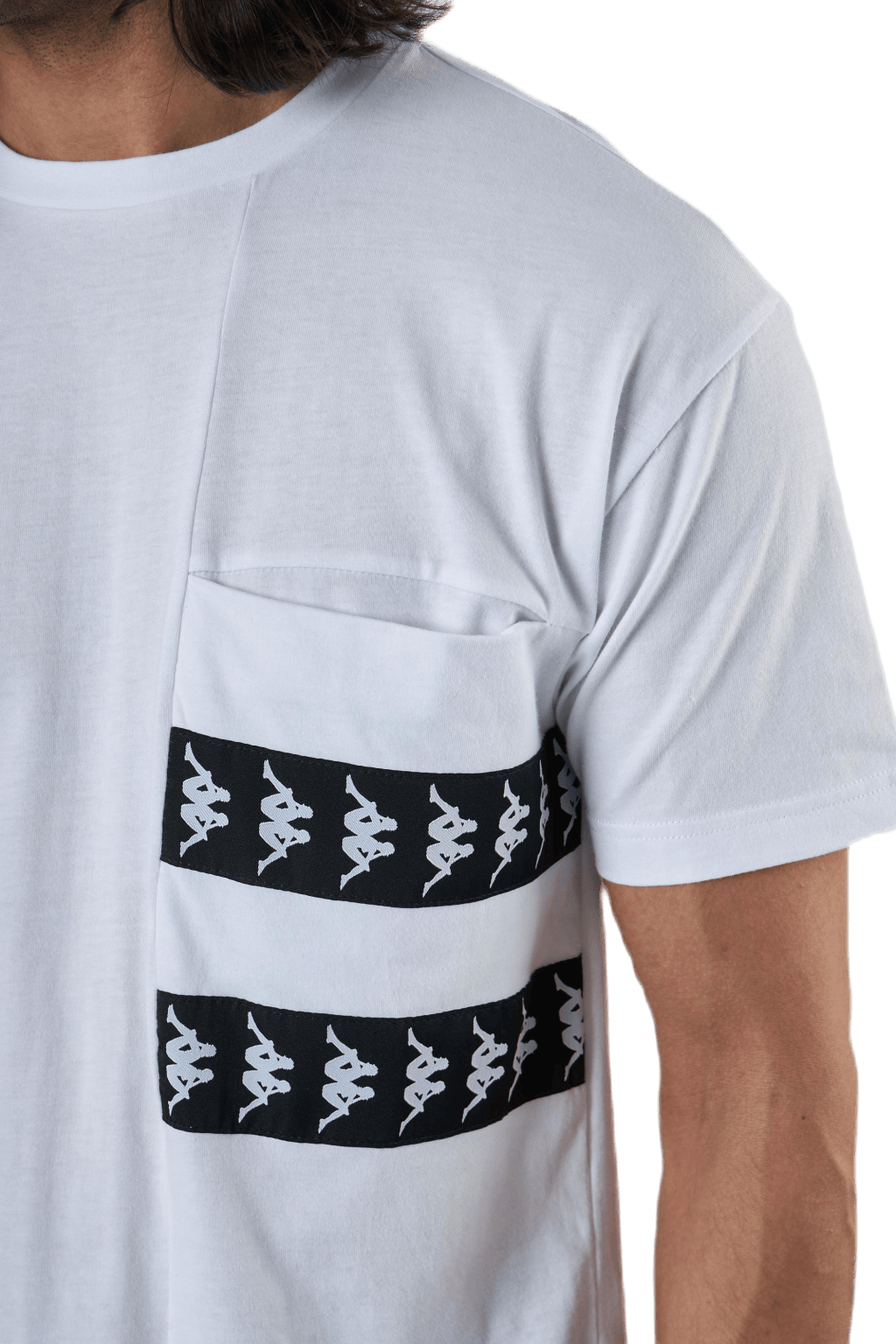 Tee, Auth. Banda Efto White/Black - Bild 4