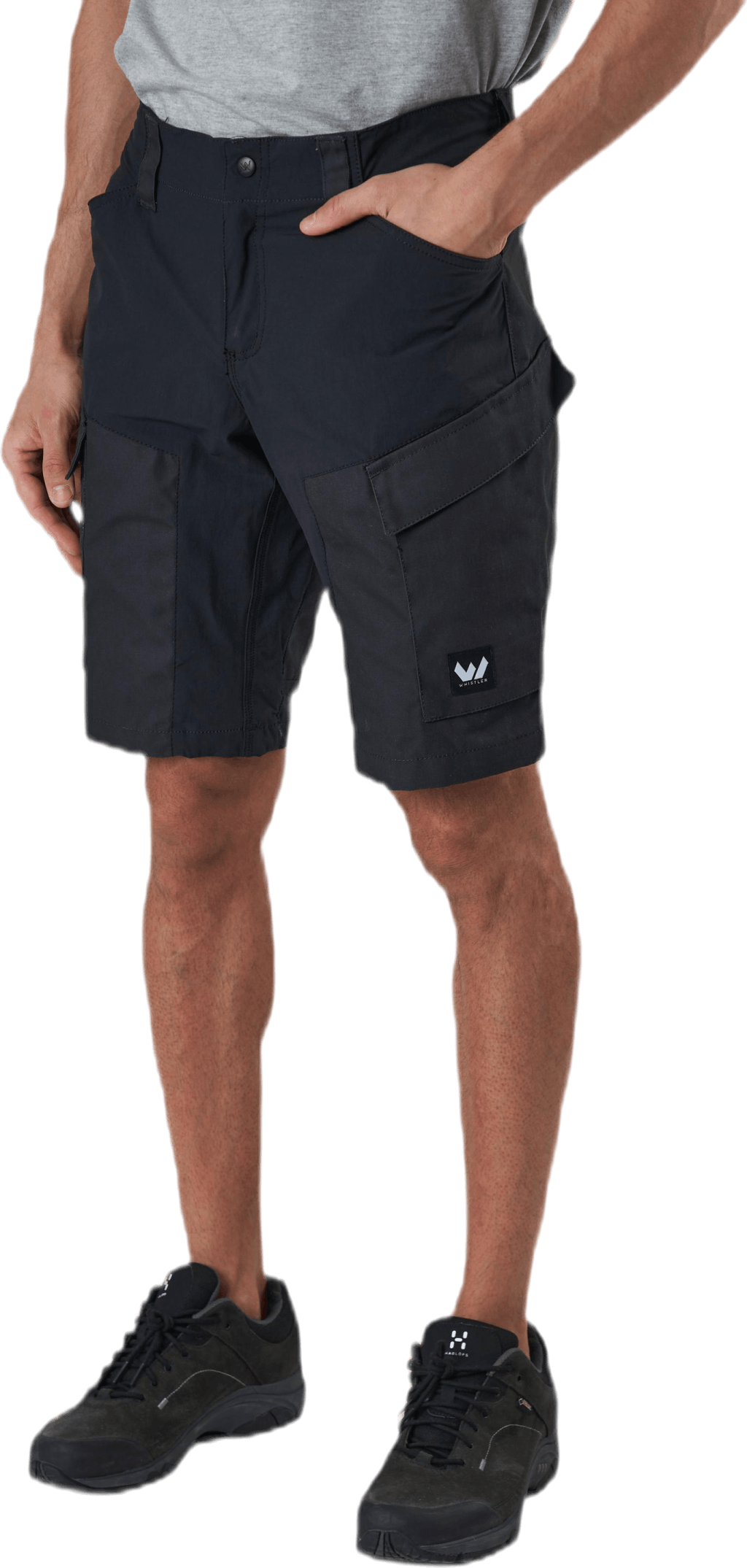 Rommy M Hiking Shorts Grey, Male, Apparels, Shorts, Grey, L