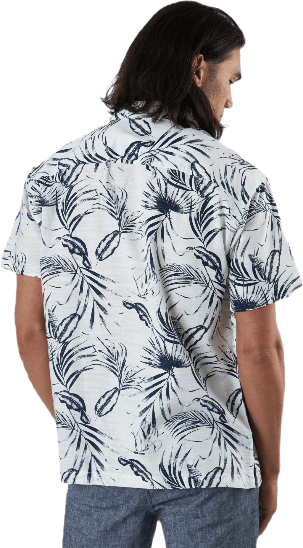 Mike Shirt Ss Plain White - Bild 3